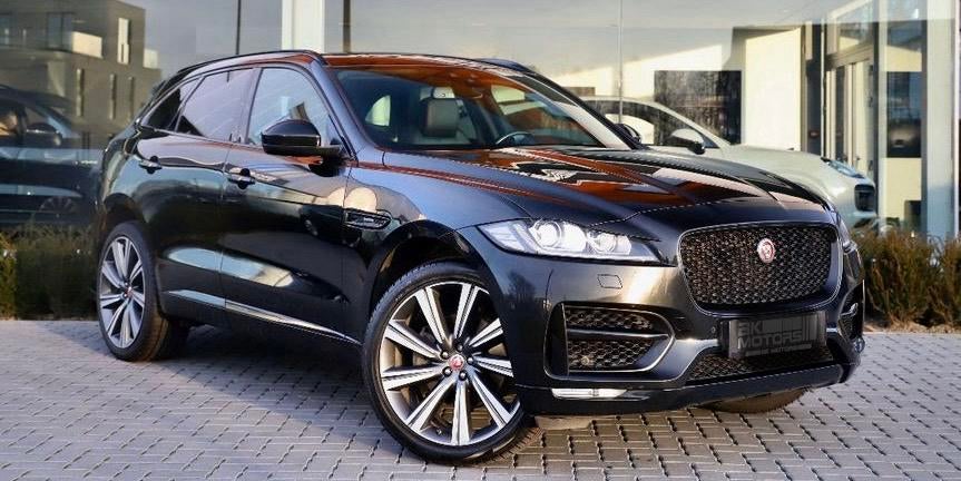 Jaguar F-Pace  - lichte vracht, Auto's, Automaat, Euro 6, Zwart, Leder