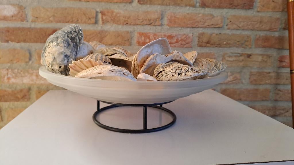 Glazen schaal, Huis en Inrichting, Woonaccessoires | Schalen en Manden, Ophalen, Schaal