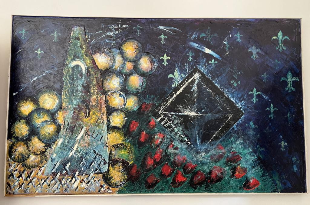 Schilderij olieverf, Antiek en Kunst, Kunst | Schilderijen | Modern, Ophalen