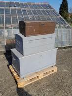 houten kist - opbergkoffer - 3 stuks, Huis en Inrichting, Woonaccessoires | Kisten, Ophalen, Gebruikt, 100 tot 150 cm, 100 tot 125 cm