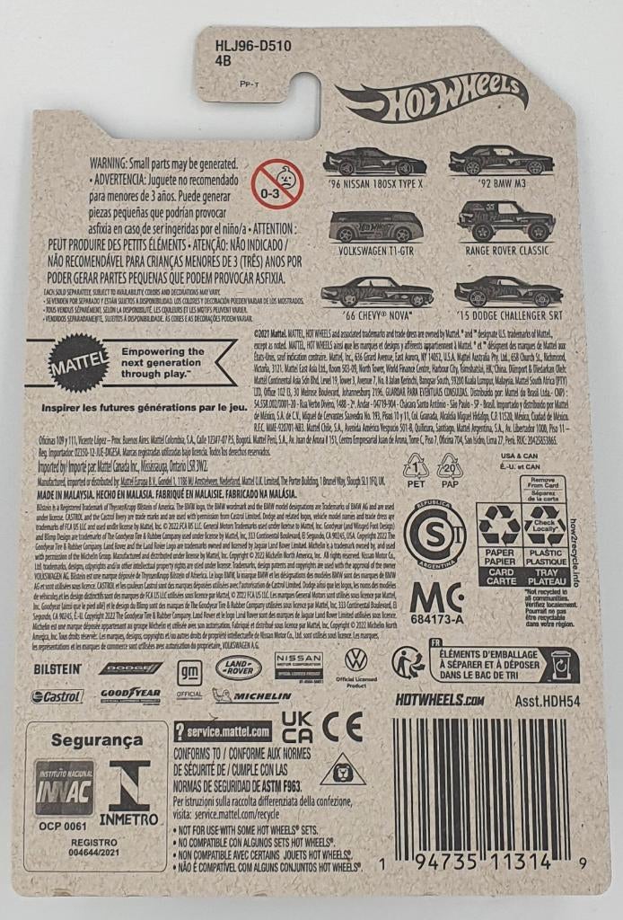 Hot Wheels - 55th Anniversary - '96 Nissan 180SX Type X, Neuf, 333 Continental Boulevard, El Segundo, CA 90245, United States