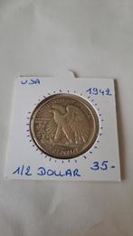 USA 1/2 dollar 1942 AG MOOI !!, Ophalen of Verzenden