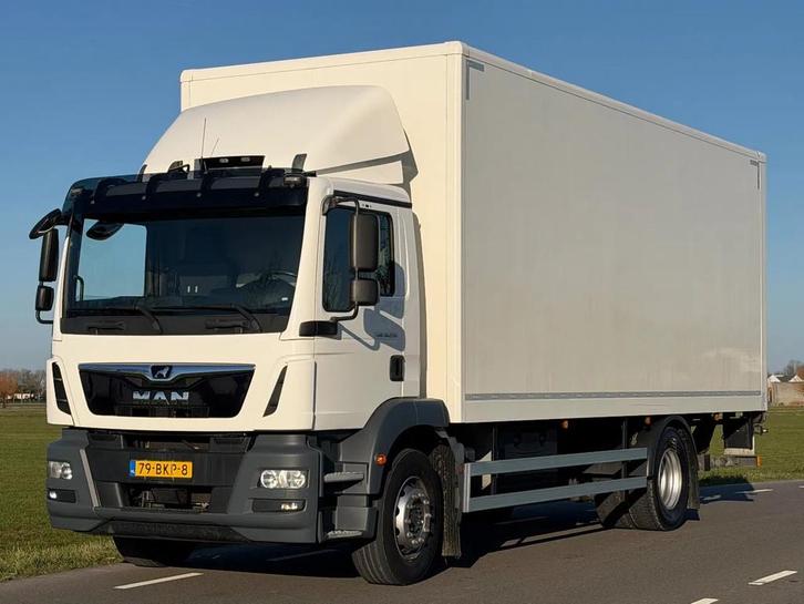 MAN TGM TGM18.290 EURO6 Bakwagen met Laadklep., Autos, Camions, MAN, Diesel, Euro 6, Propulsion arrière, TVA déductible