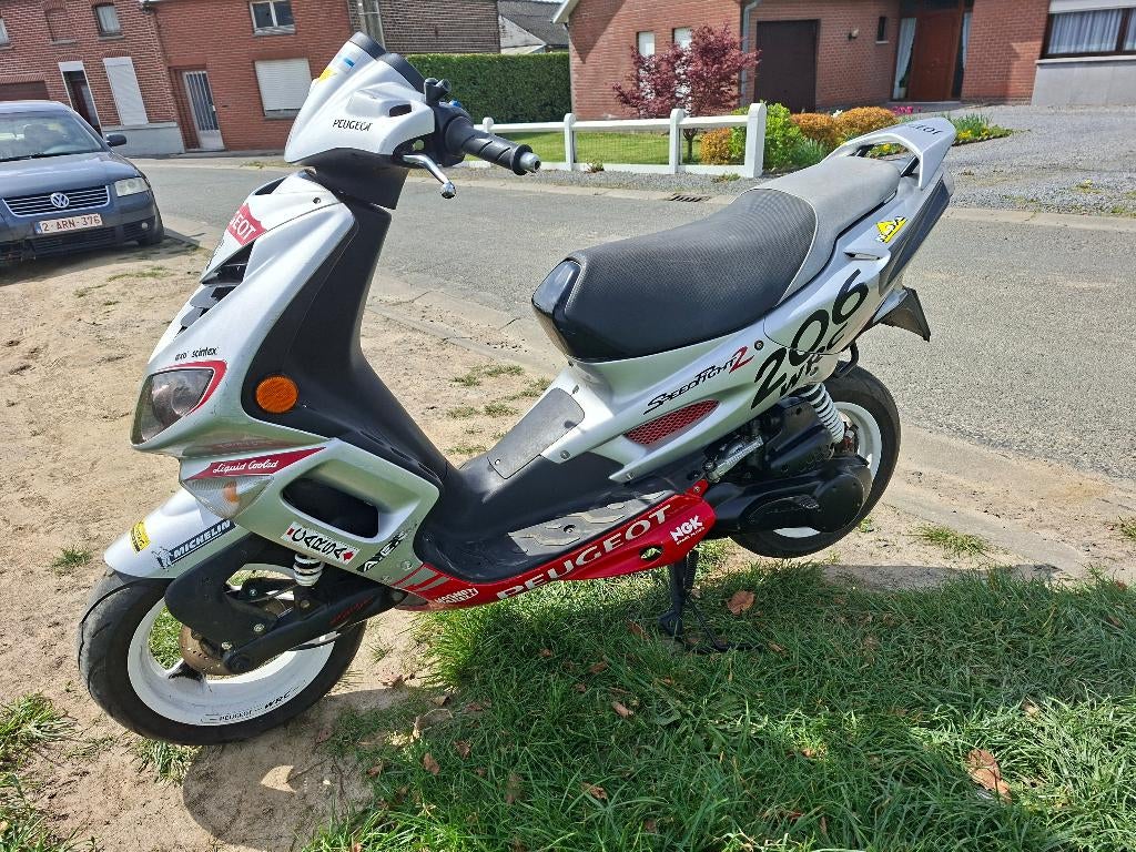 Peugeot speedfight 2 (206wrc), Fietsen en Brommers, Ophalen, Tweetakt, Gebruikt, Klasse A (25 km/u)