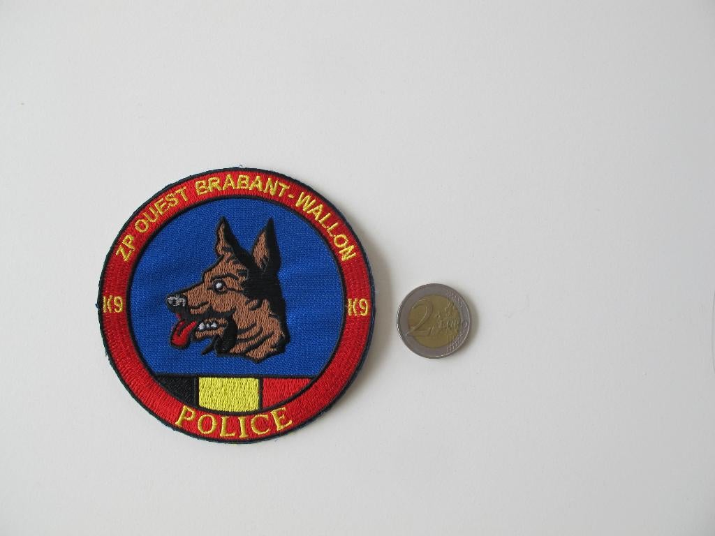 patch politie rijkswacht gendarmerie K9, Verzamelen, Ophalen of Verzenden, Rijkswacht, Embleem of Badge