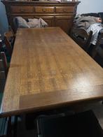 Complete Antieke Eetplaats met stoelen, Huis en Inrichting, Tafels | Eettafels, Ophalen, Gebruikt, Vijf personen of meer, 150 tot 200 cm