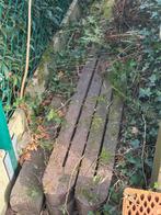 Betonnen palen en platen om draad tussen te zetten, Ophalen, Gebruikt, 250 cm of meer, Palen