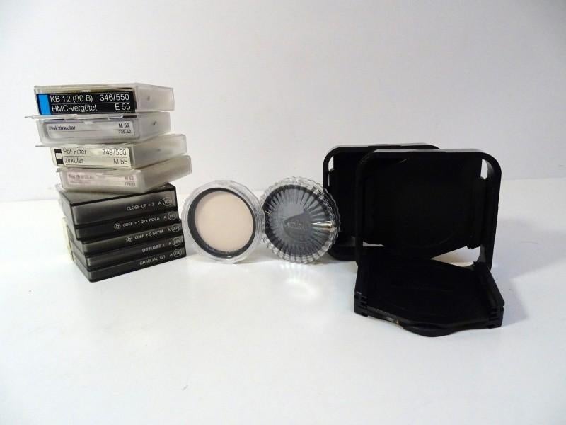 Filtres pour objectifs 52 et 55 mm, TV, Hi-fi & Vidéo, Photo | Filtres, Enlèvement ou Envoi, 50 à 60 mm, Utilisé, Filtre polarisant