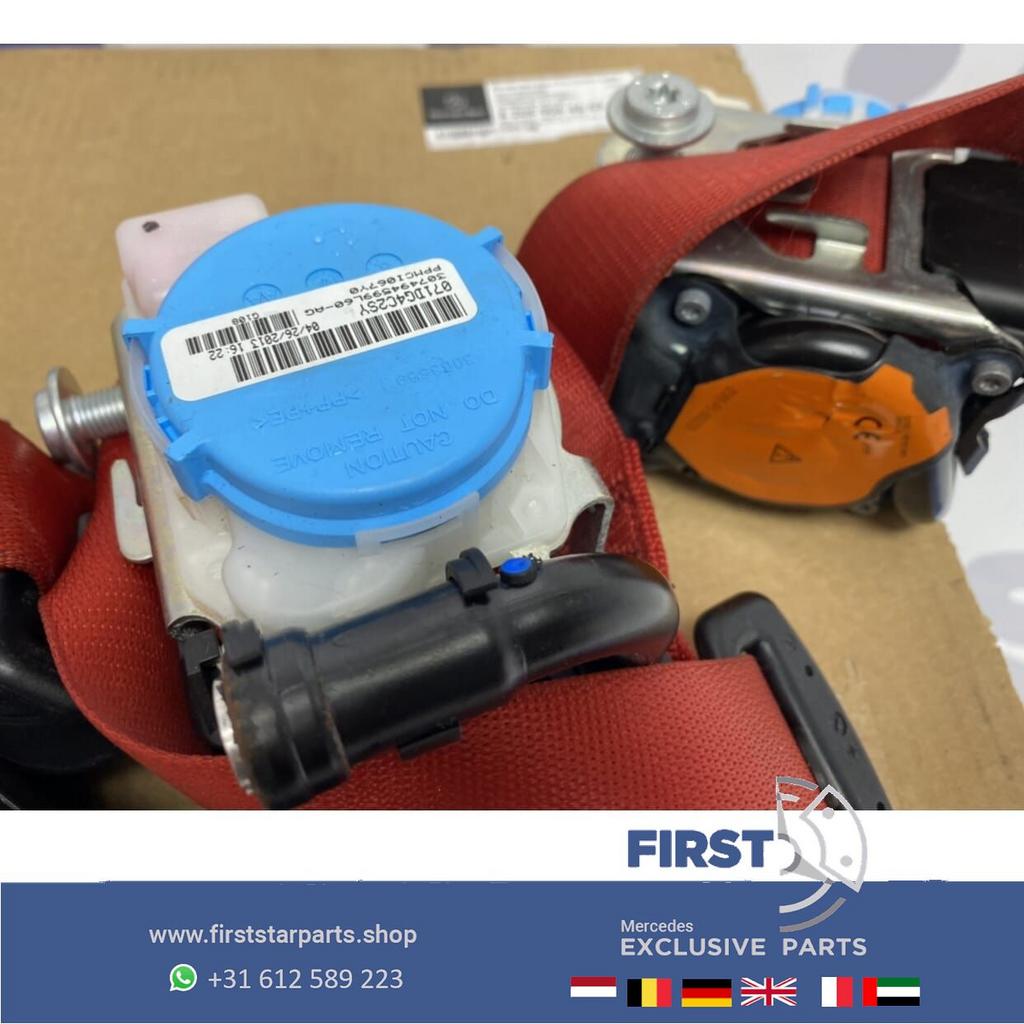 Rode AMG Gordels Mercedes A45 W176 A W117 CLA W205 C Klasse, Autos : Divers, Tuning & Styling, Enlèvement ou Envoi, -, -, -