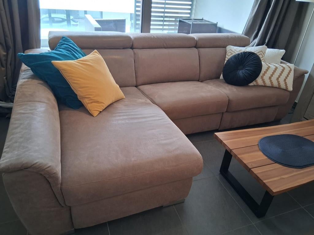 Hoekzetel met relaxfunctie/opklapbare hoofdsteunen, Ophalen