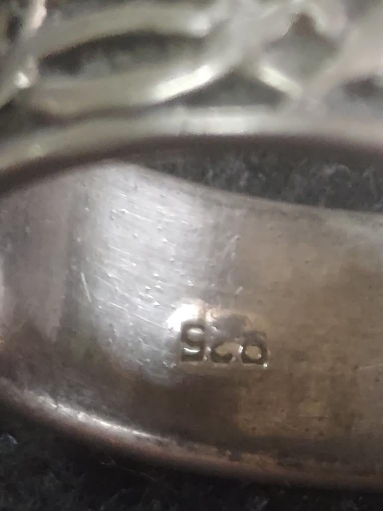 Zilver Ring, Bijoux, Sacs & Beauté, Bagues, Enlèvement ou Envoi, Argent, Argent