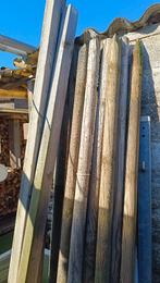 Houten palen, Enlèvement, Utilisé, Poteaux, Bois dur
