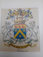 Gravure ancienne, blason de l'Ardenne, lot 172, Enlèvement ou Envoi