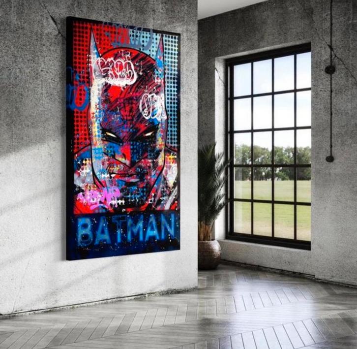 Batman kunstwerk popart, Antiek en Kunst, Kunst | Schilderijen | Abstract, Ophalen of Verzenden