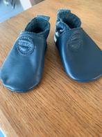 Bobux new born sloefjes - leer- navy blue, Kinderen en Baby's, Babykleding | Schoentjes en Sokjes, Ophalen, Zo goed als nieuw