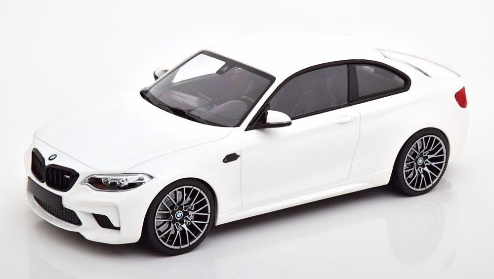 BMW M2 Competition 2019 F87 Wit Minichamps NIEUW 1/18, Ophalen of Verzenden, Nieuw, Auto, MiniChamps