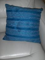 Coussin de 40x40 cm avec tirette ., Enlèvement ou Envoi, Neuf, Bleu, Carré