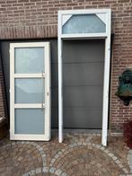 Mooie voordeur in pvc, Doe-het-zelf en Bouw, Ophalen, Zo goed als nieuw, Glas
