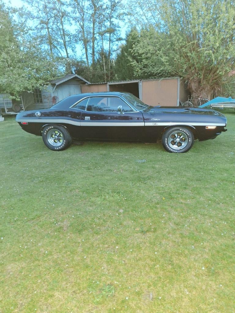 Dodge challenger R/T 1971, Auto's, Dodge, Automaat, Achterwielaandrijving, Zwart, Leder