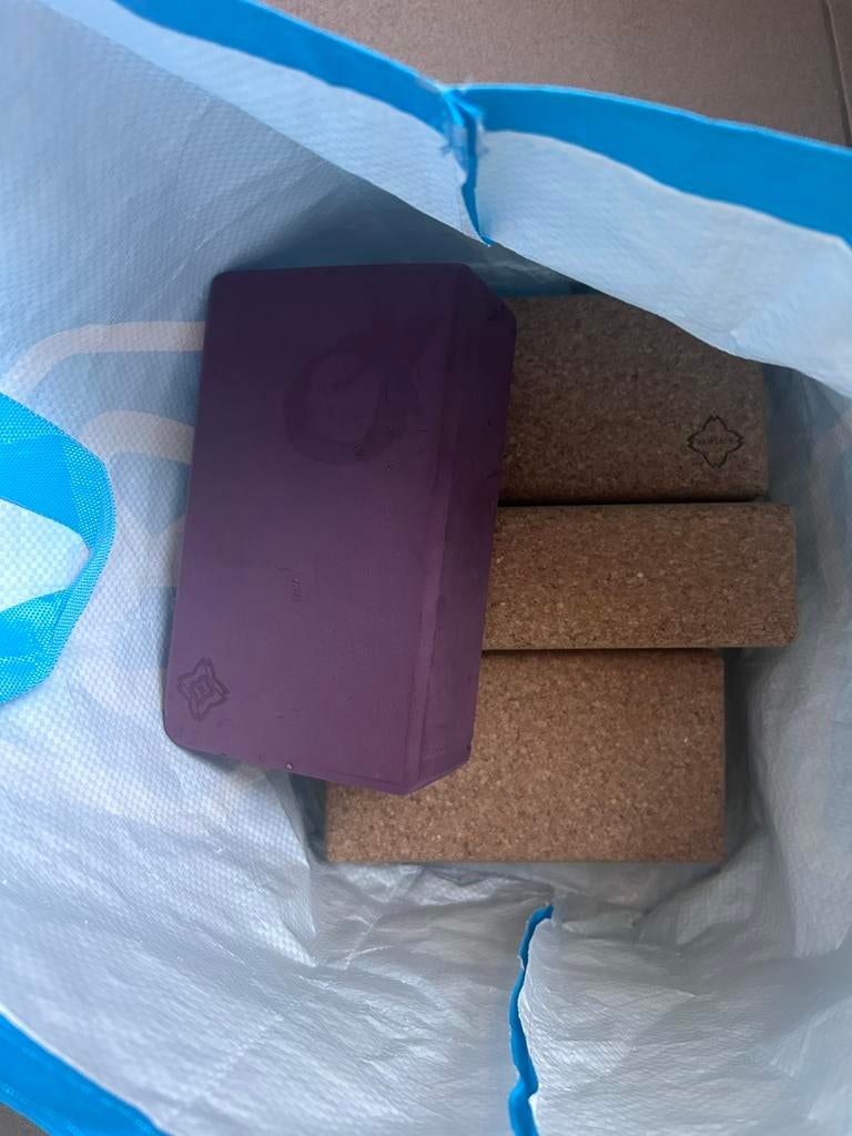 Yoga blokken, Ophalen, Zo goed als nieuw