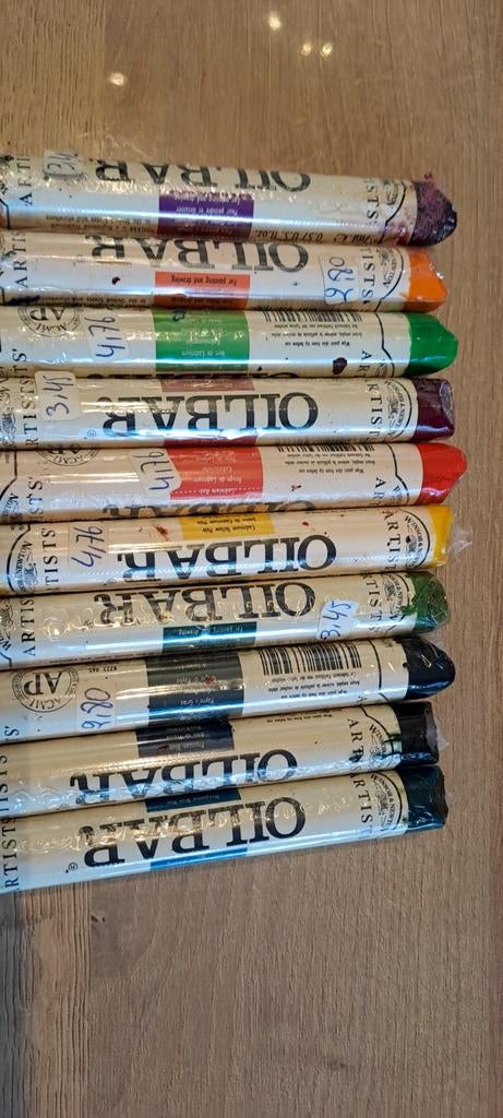 10 stuks winsor&newton oilbar olieverfsticks, Ophalen