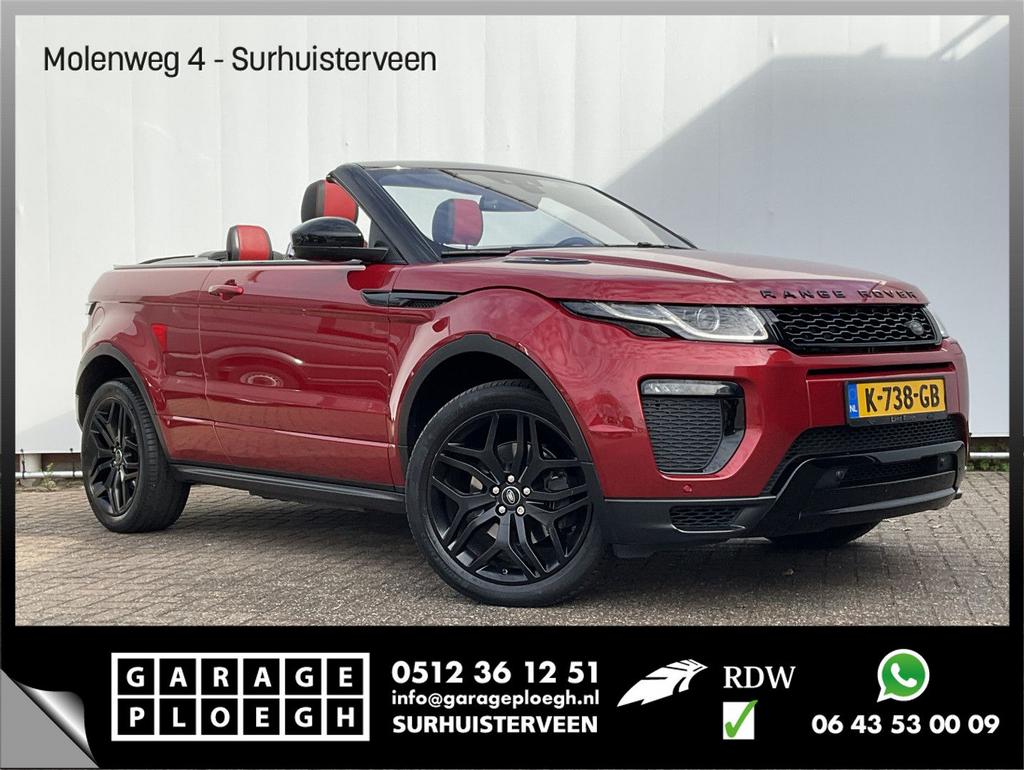 Land Rover Range Rover Evoque Convertible 2.0 Si4 HSE Dynami, Auto's, Land Rover, Bedrijf, 4x4, ABS, Airbags, Alarm, Bluetooth