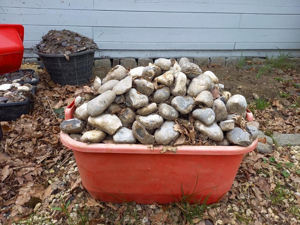 Verschillende soorten sierstenen, Ophalen