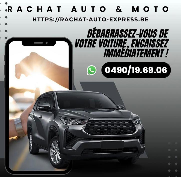 Rachat auto et moto, Divers, Divers Autre, Comme neuf, Enlèvement ou Envoi