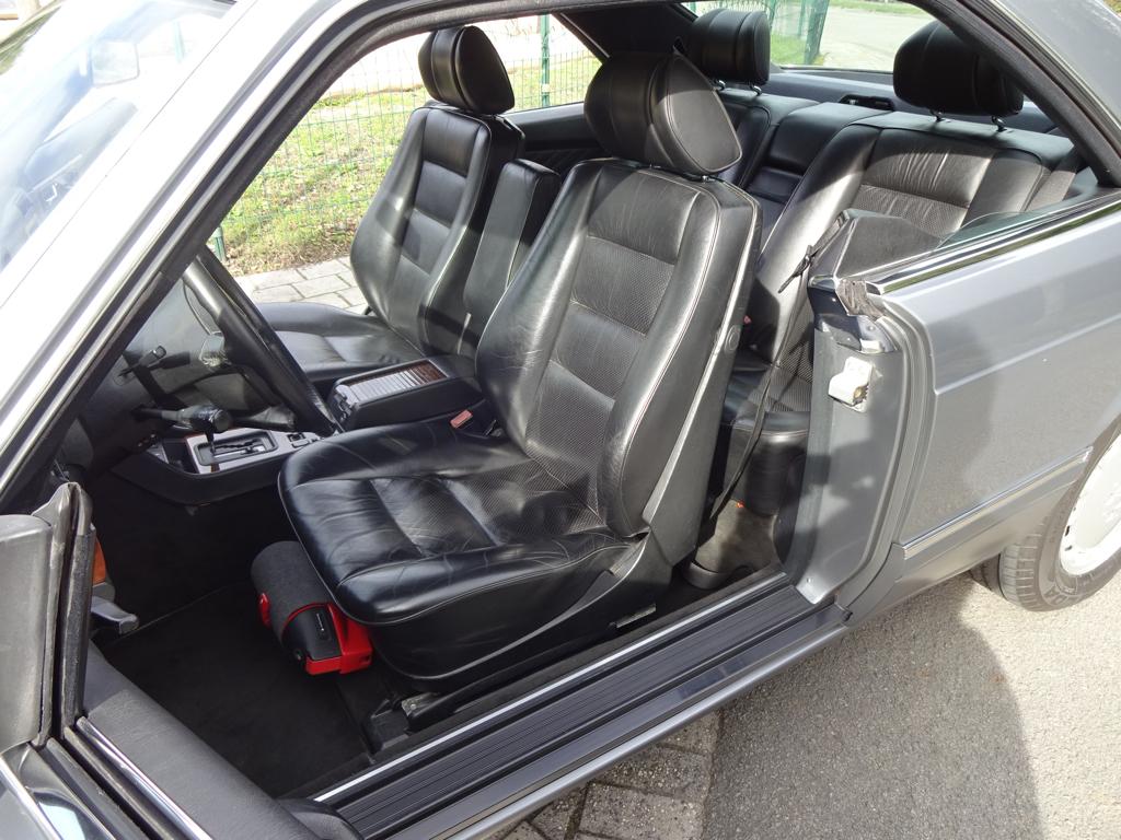 Mercedes 560 SEC 1990, Cuir, Achat, 1700 kg, Autres couleurs