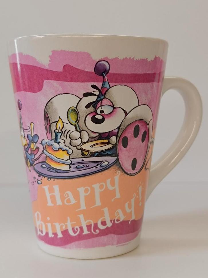 Diddl & Pimboli the bear & Ackaturbo Happy Birthday mok, Collections, Diddl, Diddl, Enlèvement ou Envoi