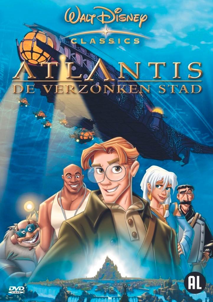 Disney dvd Classics - Atlantis de verzonden stad, Cd's en Dvd's, Dvd's | Tekenfilms en Animatie, Ophalen of Verzenden