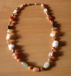 Ketting met vele halfedelstenen, Ophalen of Verzenden