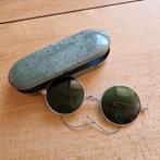 vintage john-lennon zonnebril in metalen doos, Ophalen of Verzenden, Zonnebril