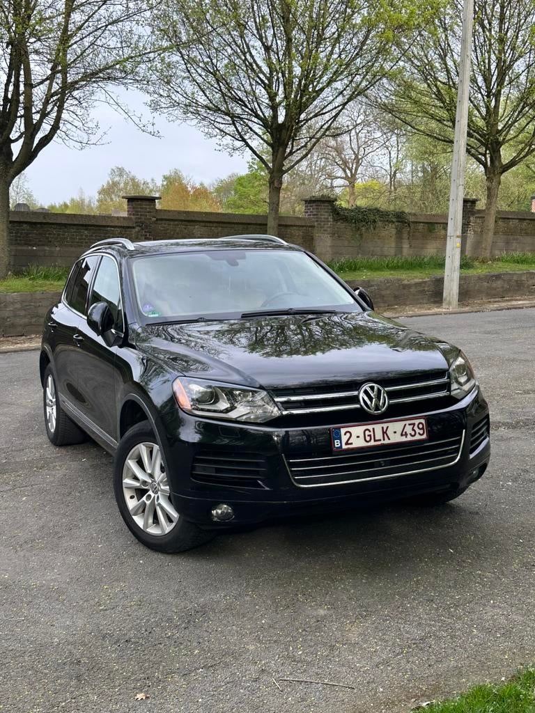 Volkswagen Touareg 3,6 benzine - 17.250€, Auto's, Volkswagen, Automaat, Euro 5, Beige, Zwart