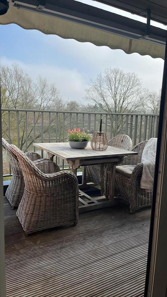 Tuinset, Ophalen, Gebruikt, 4 zitplaatsen, Tuinset