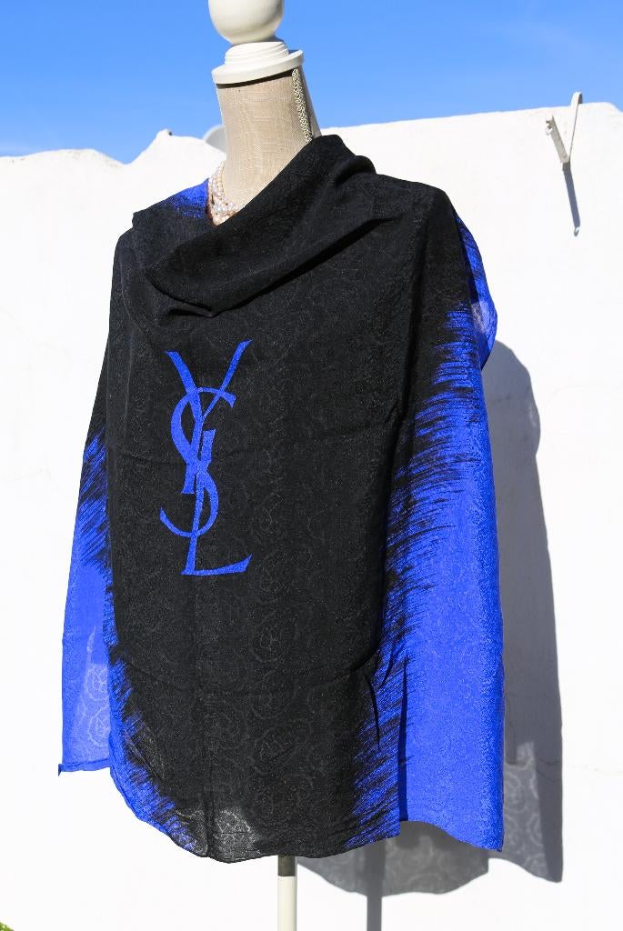 Leuke vintage sjaal - Yves Saint Laurent, Yves saint Laurent, Ophalen of Verzenden, Zo goed als nieuw