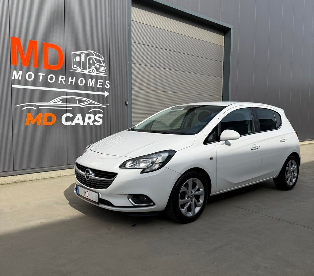 ‼️Opel Corsa On Star 1.4 Benzine ‼️AUTOMAAT‼️, Auto's, Opel, Automaat, Wit, Leder, Bedrijf