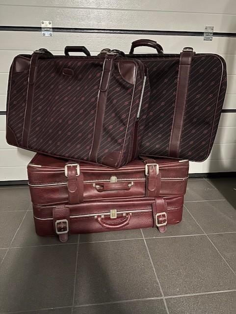 Retro reiskoffers - set van 4, Ophalen, Huis en Inrichting