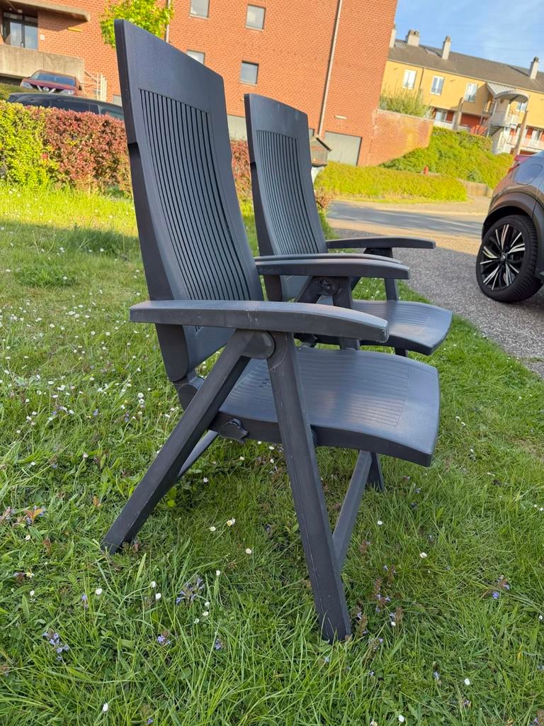 2 chaises de jardin reglables, Jardin & Terrasse, Chaises de jardin