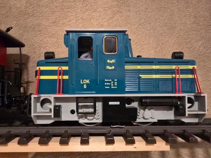 LGB 20605 diesel lokomotief digitaal., Hobby en Vrije tijd, Modeltreinen | Overige schalen, LGB, Ophalen of Verzenden