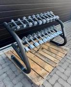 Technogym Chrome dumbells set 1 t/m 10, Sport en Fitness, Ophalen, Zo goed als nieuw