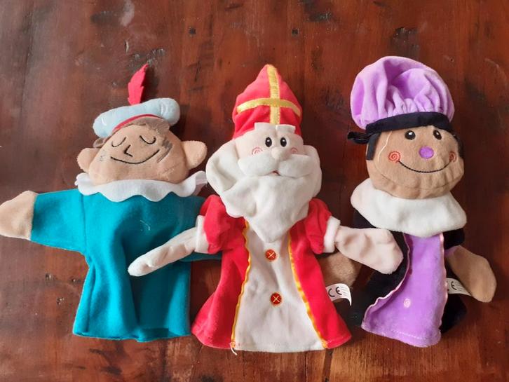 Sinterklaas en Pieten handpoppen poppenkastpoppen, Verzamelen, Poppen, Ophalen of Verzenden