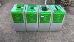 Afvalscheidingsstation Prullenbakken set 4-delig, Ophalen, Kunststof, 40 liter of meer, Zo goed als nieuw