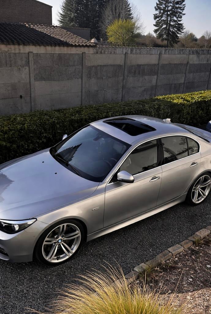 Bmw 550 v8, Auto's, BMW, Zwart, Leder, Particulier, Te koop