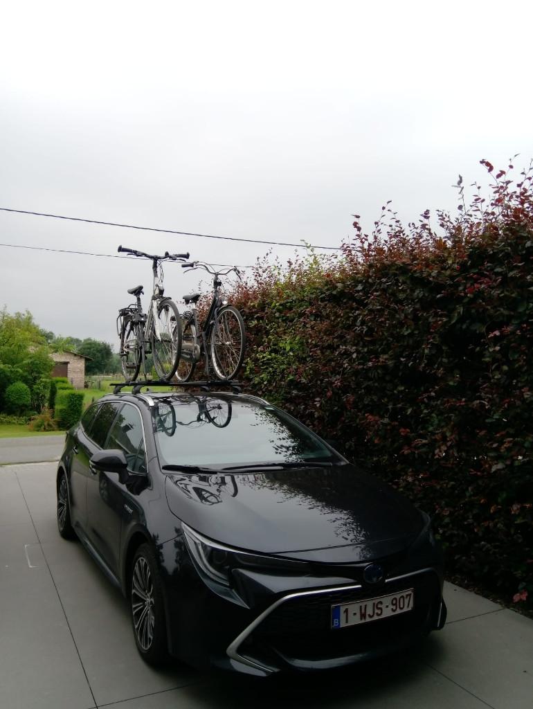 Te huur fietsendrager op dak (thule), Enlèvement, 1 vélo, Comme neuf, Galerie de toit