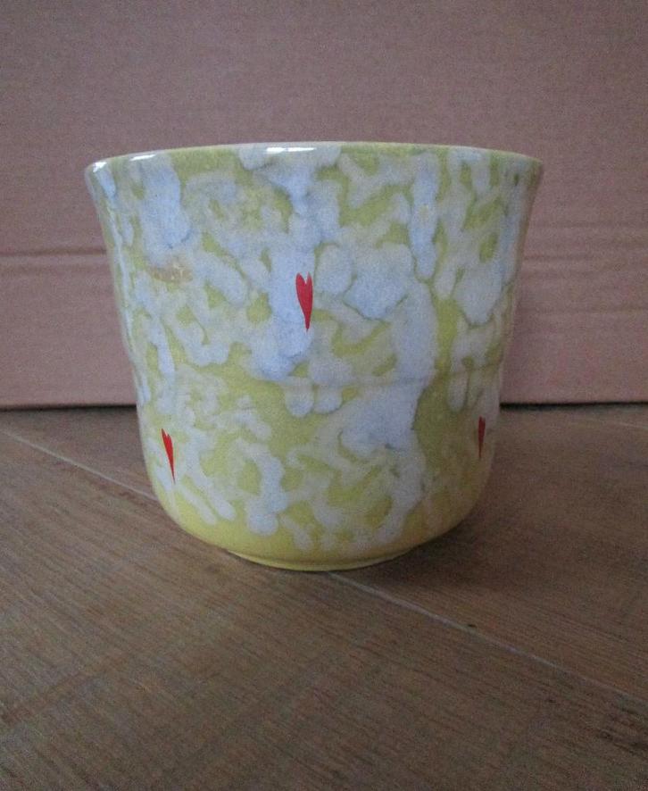 3 vintage bloempotten, Tuin en Terras, Bloempotten, Zo goed als nieuw, Aardewerk, Binnen, Rond, Ophalen of Verzenden