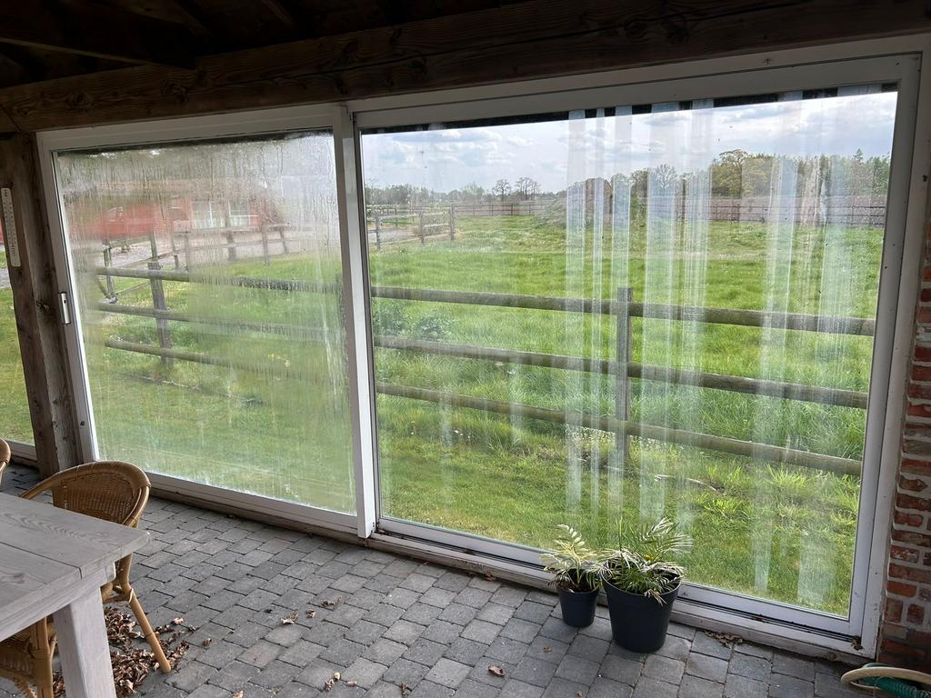 2x groot schuifraam 440x207 cm, Aluminium, Baie vitrée coulissante, Enlèvement, Utilisé