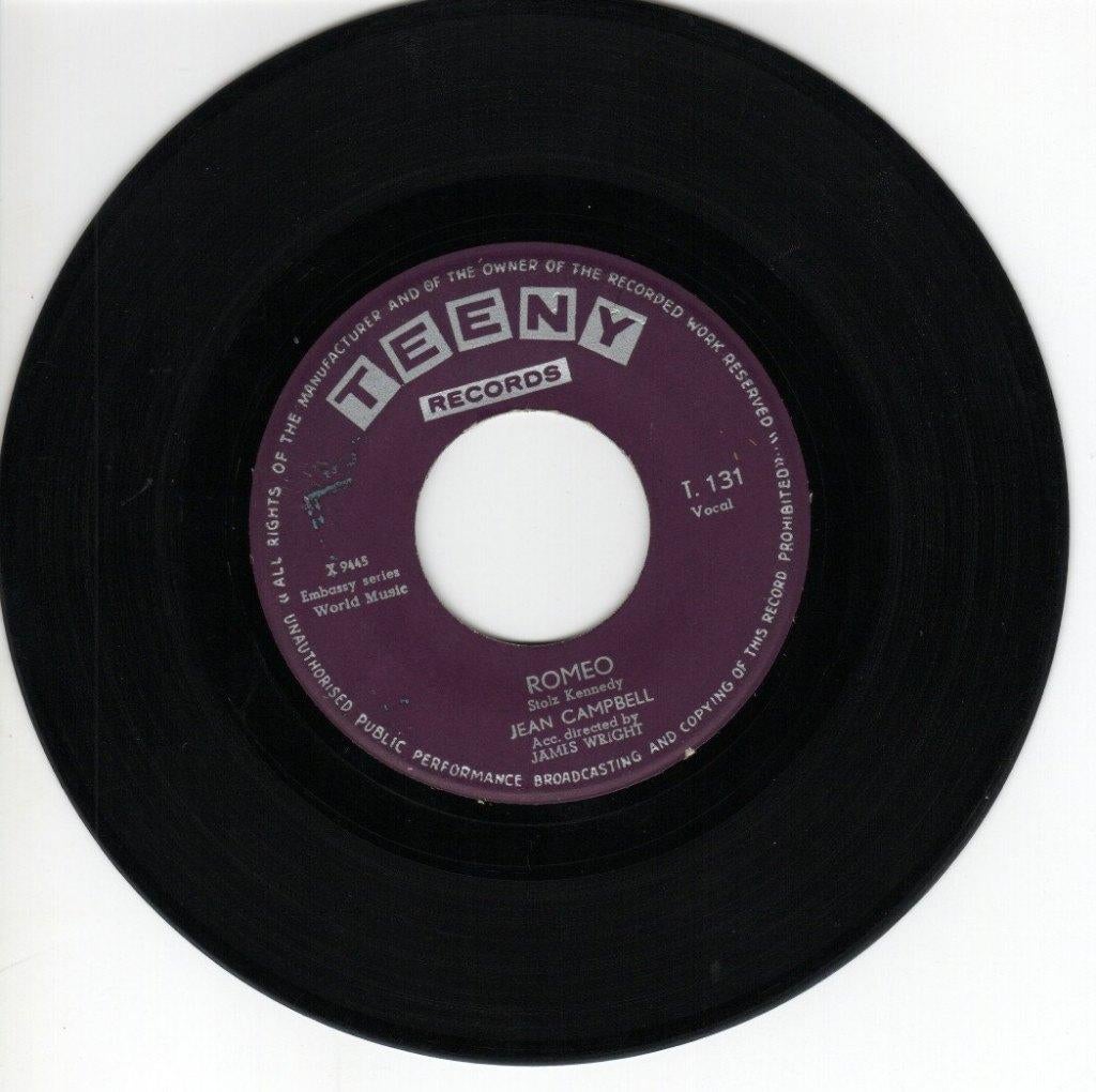 Vinylplaat  Jean Campbell — Romeo/You Don't Know, Cd's en Dvd's, Vinyl | Pop, Gebruikt, Ophalen of Verzenden