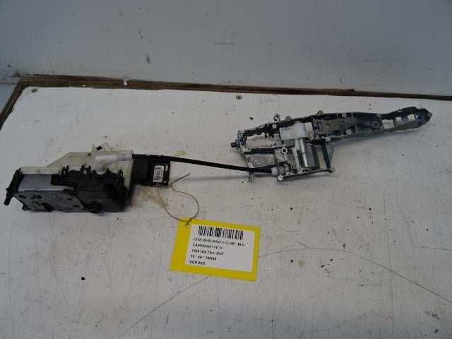 SERRURE DE PORTE AVANT DROITE Berlingo (5376N0335I4), Utilisé, Droite, Citroën