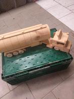 Houten vrachtwagen, Ophalen